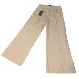 Off-White Dress Pants. Silky feel. Beautiful Drape. Sz.